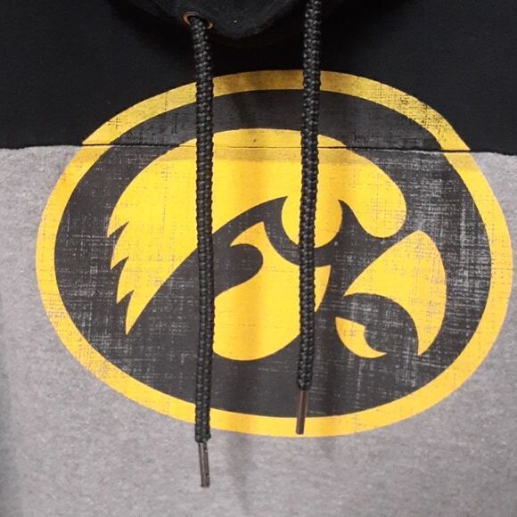 Hooded Iowa Hawkeyes sweatshirt size L with cowl neckline. - Picture 2 of 5